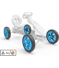 Wheel blue 12.5x2.50-9 slick