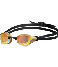 Veidrodiniai plaukimo akiniai Arena Cobra Core Swipe, aukso sp.-geltoni