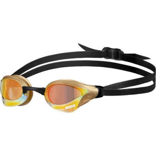 Очки для плавания Arena Cobra Core Swipe Mirror, золотисто-желтые