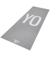Dvipusis treniruočių kilimėlis Reebok Yoga – pilkas, 4 mm 
