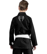 Venum Contender Kids BJJ Gi (Free white belt included) - Black