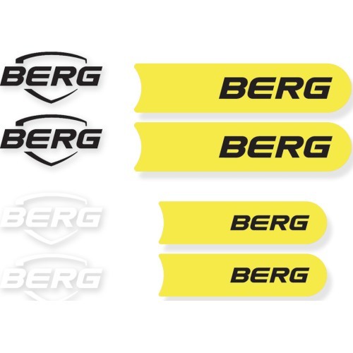 BERG GO Twirl Multicolor - uzlīmju komplekts
