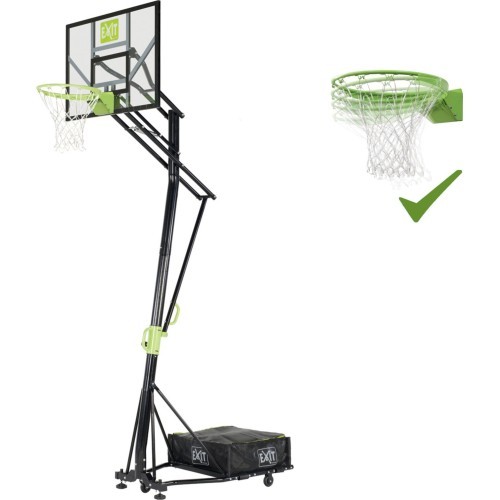 Мобильная баскетбольная стойка с пружинным обручем EXIT Galaxy