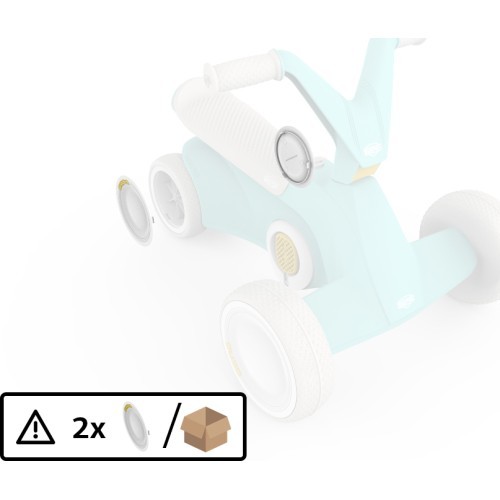 BERG GO² Mint - aizmugurējā riteņa pārsegs (2x)