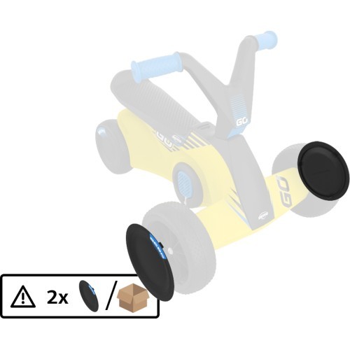 BERG GO² SparX dzeltens - Priekšējo riteņu pārsegs (2x)