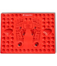 Pėdų masažo kilimėlis inSPORTline Tilsipur 39 x 29 cm - Raudona