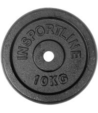Стальная весовая плита inSPORTline Blacksteel 10 кг