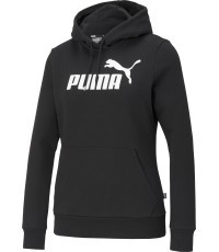 Puma Džemperis Moterims Ess Logo Hoodie Black 586788 01