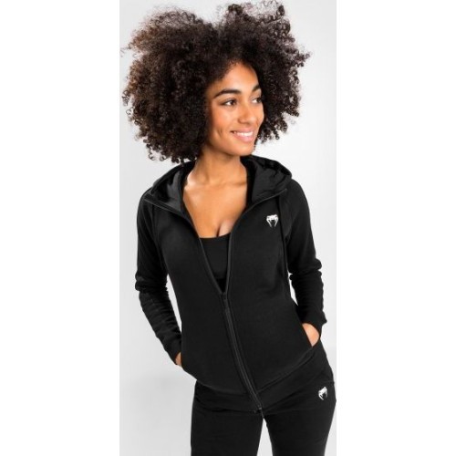 Venum Essential sieviešu jaka ar kapuci - melna