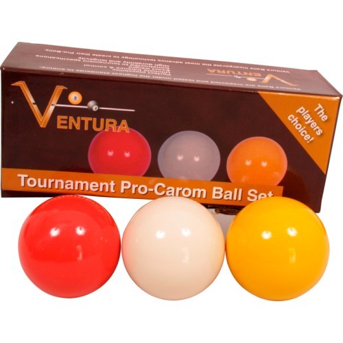 Ventura Tournament Pro-Carom bumbiņu komplekts 61,5 mm