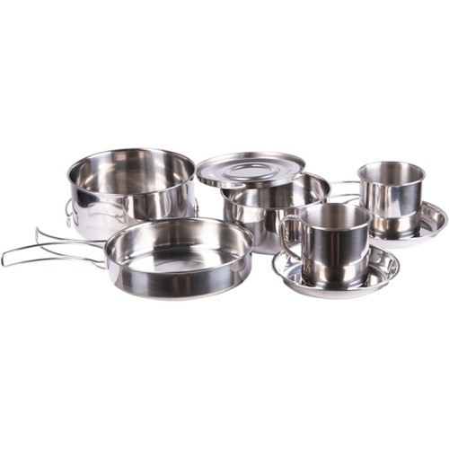 COOK SET STAINLESS STEEL 8-PCS.