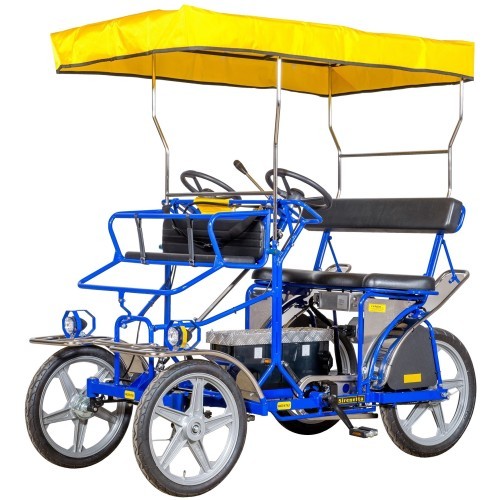 Velomobile Ciclofan E-Sirinetta - 2 Seater, with electrical pedal assitance