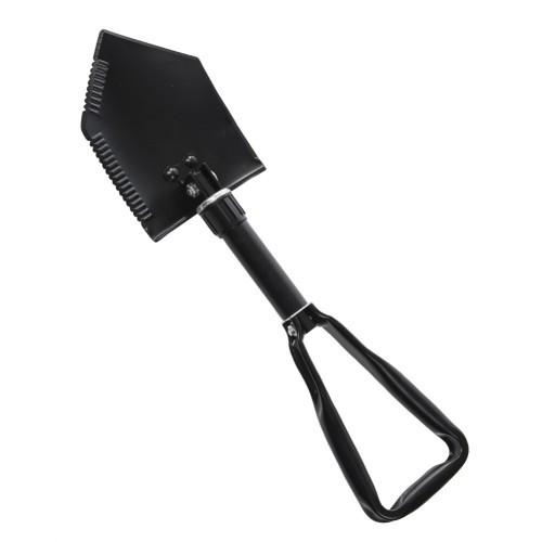 US BLACK 2,5MM TRIFOLD SHOVEL WITH POUCH