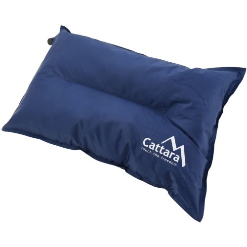 Самонадувающаяся подушка Cattara Twin - синяя, 42 x 28 x 12 см