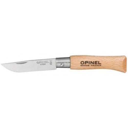 Карманный нож Opinel Nr.4, буковая рукоятка