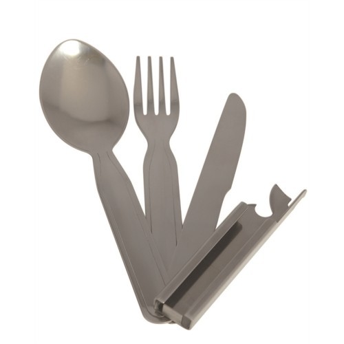 ARMY 3-PC STAINLESS STEEL EATING UTENS.