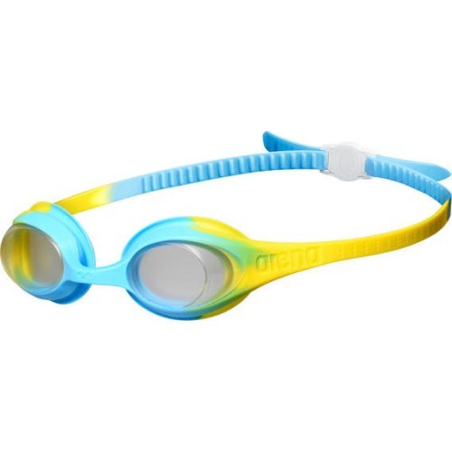 Arena Spider Kids peldbrilles, zili dzeltenas