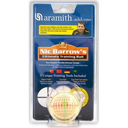 Snooker Ultimate treniņbumba 52,4 mm Nic Barrows