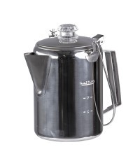 STAINLESS STEEL COFFEEPOT WITH PERCOLATOR (9 CUPS)