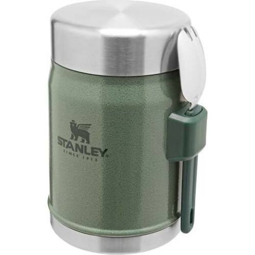 Thermos For Food Stanley Classic Legendary 0.4L, Green, With Spork