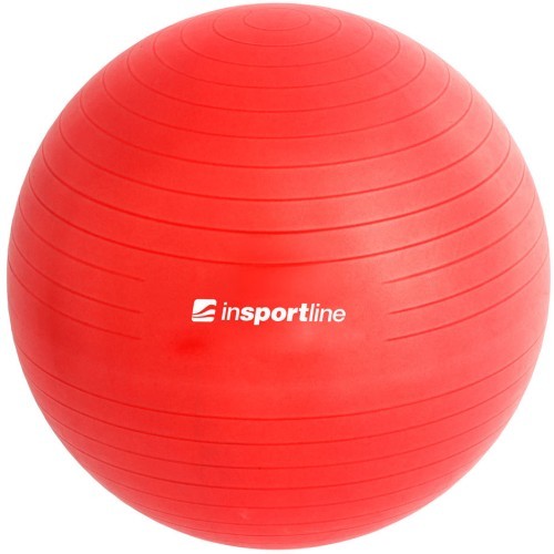Vingrošanas bumba + sūknis inSPORTline Top Ball 65cm - Red