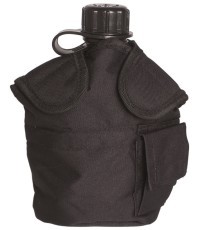 BLACK US-STYLE CANTEEN POUCH MOLLE