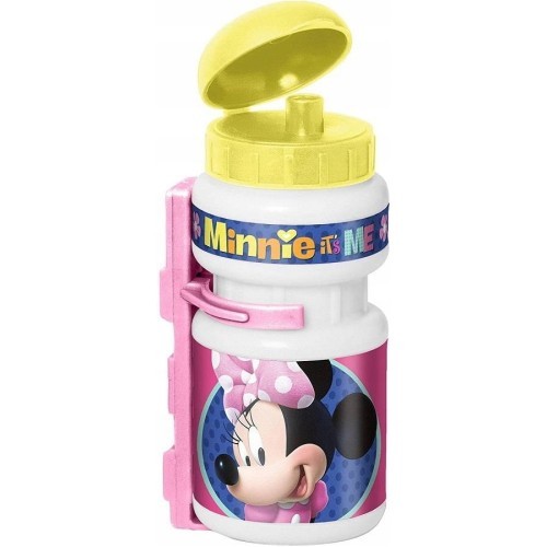 Plastmasas dzeramā pudele ar turētāju Minnie Mouse, 0,375l