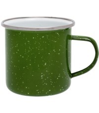 Emaliuotas puodelis Origin Outdoors 360ml, žalias