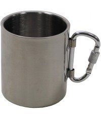 Nerūdijančio plieno puodelis FoxOutdoor Carabiner, 300ml