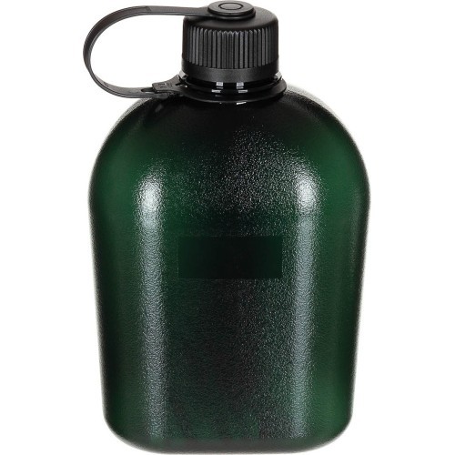 Dzeramā pudele MFH GEN II, zaļa, caurspīdīga, 1l