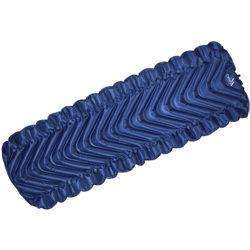 Надувной коврик Cattara Track - синий, 215x61 см