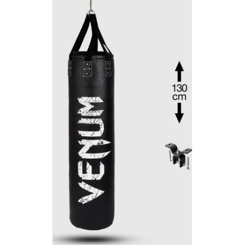 Venum Challenger Heavy bag + потолочный крюк - черный/белый - наполнитель - 130 см