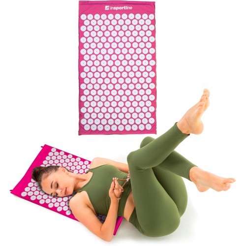 Массажный коврик inSPORTline AKU-500 75 x 44 см - Pink