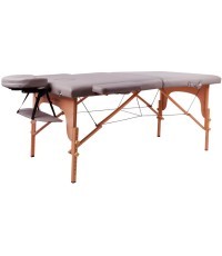 Mobilus medinis masažo stalas 2 dalių inSPORTline Taisage - Pilka