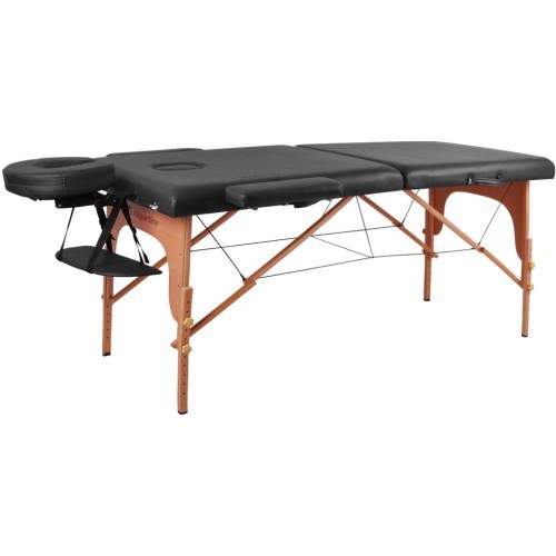 Массажный стол inSPORTline Taisage 2-Piece деревянный - Black