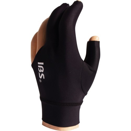 Перчатки для бильярда IBS Pro черные 1-размерные