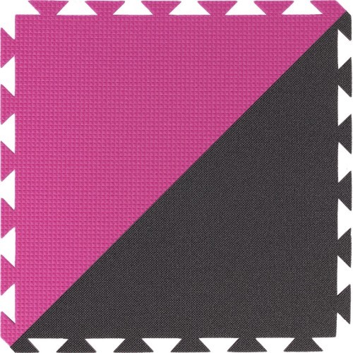 Grīdas segums Yate, 43x43x1.0cm, rozā/pelēks