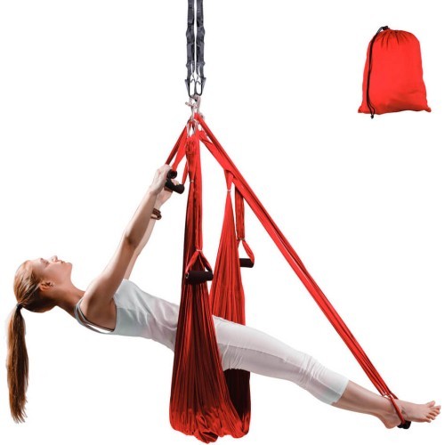 Гамак для йоги Antigravity Aero Yoga Hammock inSPORTline Hemmok - Red