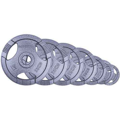 Набор олимпийских стальных весовых плит inSPORTline Hamerton 1,25-25 кг