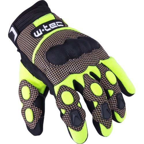 Мотокроссовые перчатки W-TEC Deerex - Black-Yellow