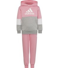 Adidas Sportinis Kostiumas Mergaitėms Lk Cb Fl Ts Grey Pink HU0430