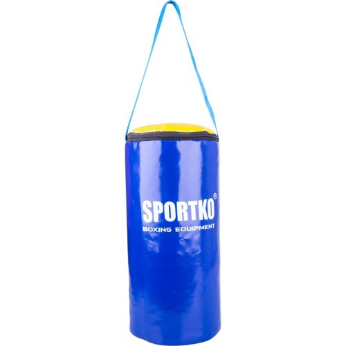 Boksa maiss bērniem SportKO MP10 19x40cm - Blue-Yellow