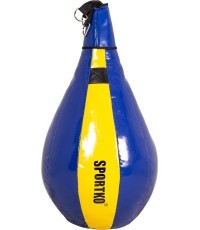 Pasunkinta bokso kriaušė SportKO GP4 70cm 10kg - Mėlyna, geltona
