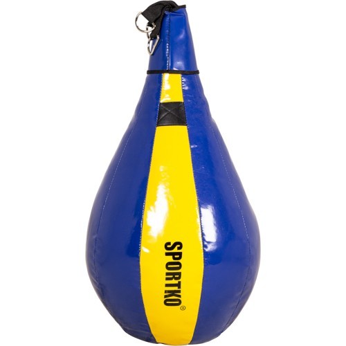 SportKO GP4 70cm 10kg boksa bumba ar atsvaru - Blue-Yellow