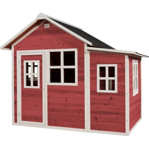 Деревянный игровой домик EXIT Loft 150 - красный
