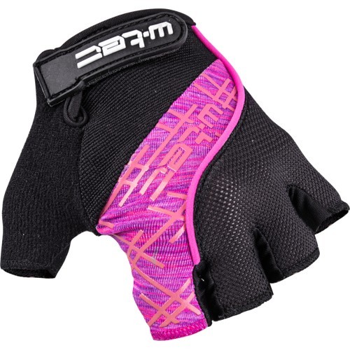 Велосипедные перчатки W-TEC Karolea - Black-Violet-Pink