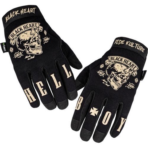W-TEC Black Heart Black Rioter Универсальные мото перчатки - Black