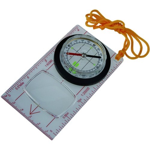AceCamp fluorescējošs kartes kompass
