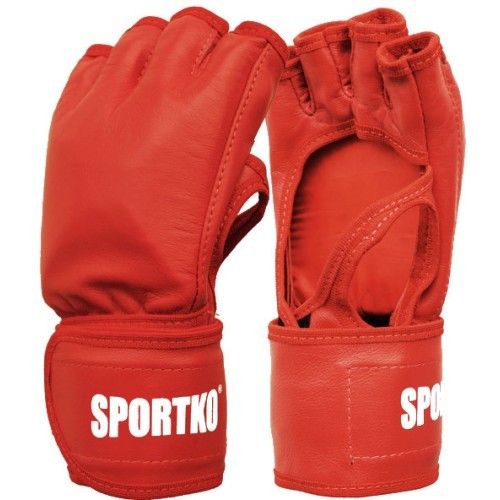 Кожаные перчатки ММА SportKO PK6