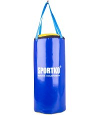 Bokso maišas vaikams SportKO SMP9 24x50cm - Mėlyna, geltona